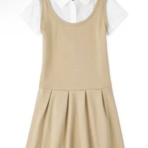 Stylish Tan Kids Dress
